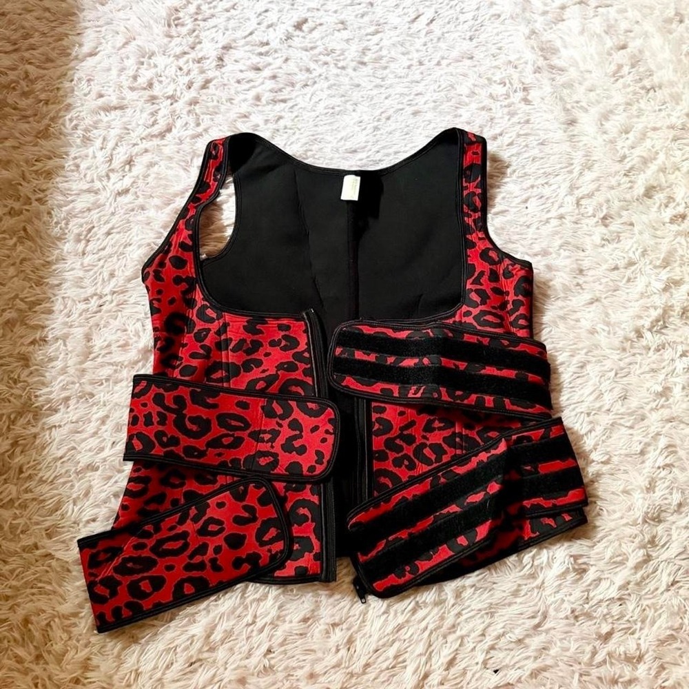 Y2K Trashy Chic Waist Trainer Corset Womens 3XL Jersey Shore McBling Urban Bold